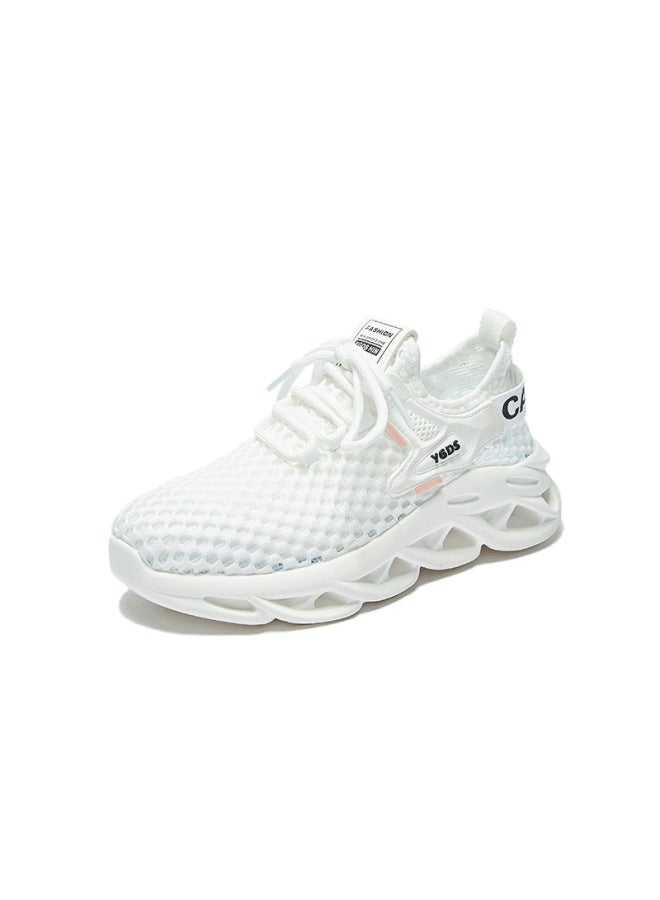 Stomp Feeling Hollow Mesh Shoes Women's New Sports Casual Shoes Summer Breathable Mesh Women's Shoes Single Mesh Coconut Shoes