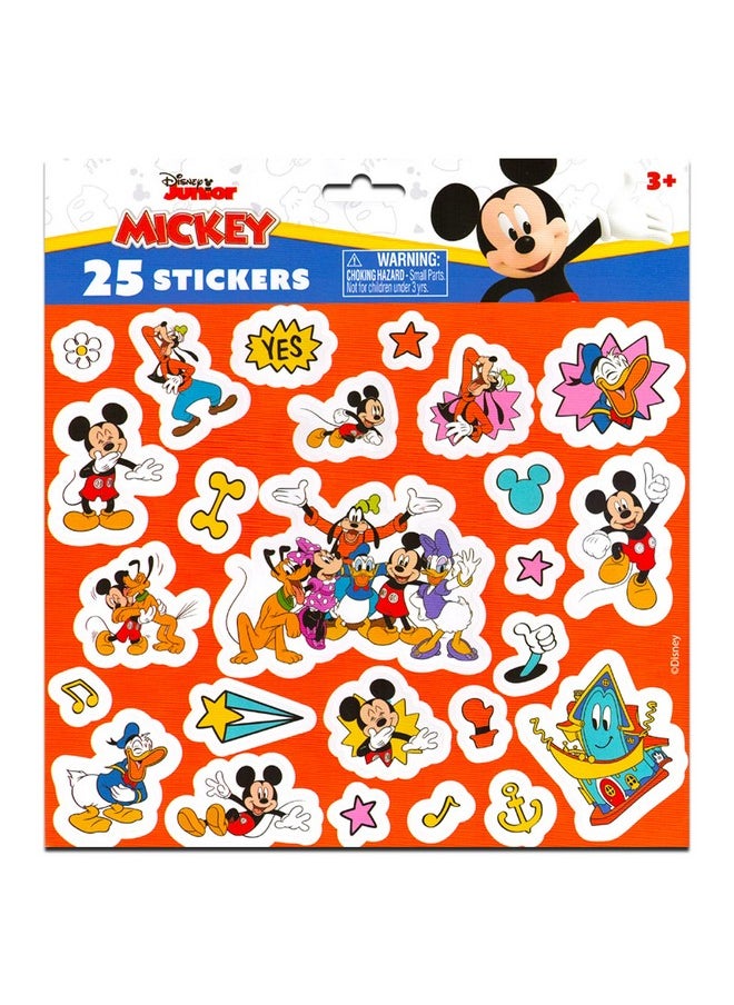Classic Disney - Disney Mickey Mouse Hopper Ball For Kids Bundle With 15 Inch Mickey Bouncy Ball With Handle Stickers And More (Mickey Mouse Outdoor Toys) - Image 1