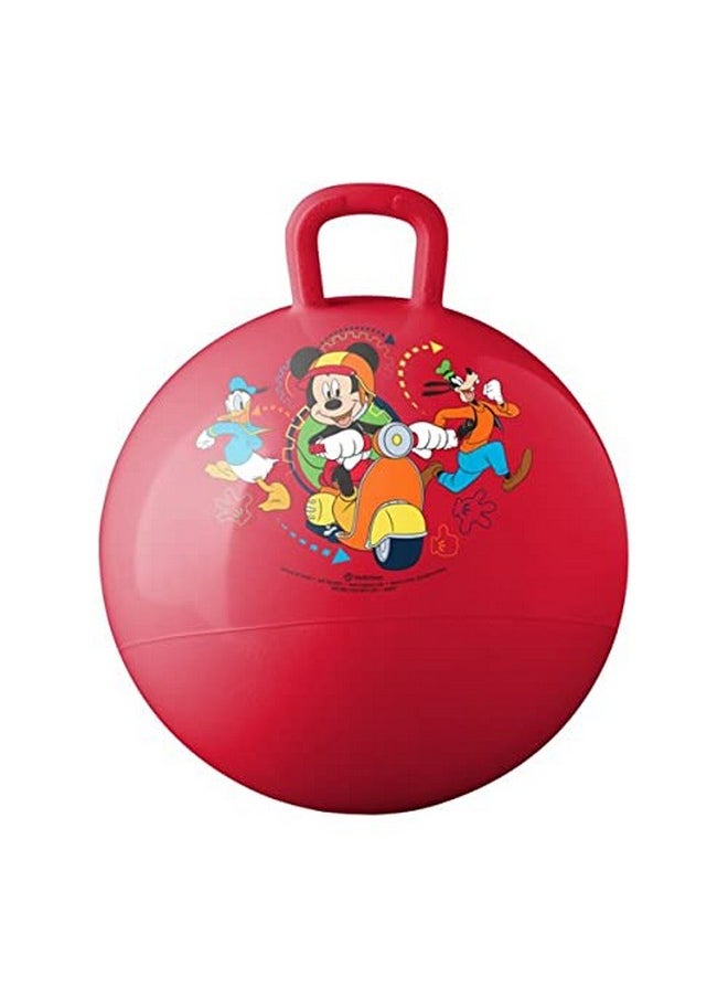 Classic Disney - Disney Mickey Mouse Hopper Ball For Kids Bundle With 15 Inch Mickey Bouncy Ball With Handle Stickers And More (Mickey Mouse Outdoor Toys) - Image 1