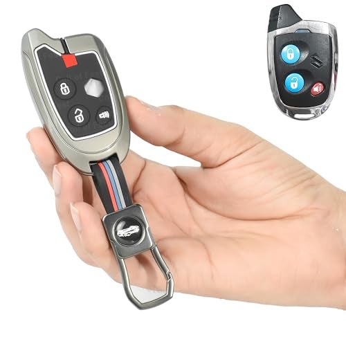 Coll of Fest Metal Silicon Key Cover Compatible for Maruti Suzuki Nippon 3 Button Smart Key Cover Metal & Silicone Protection Special Feature Visible in Low-Light Conditions - Image 2