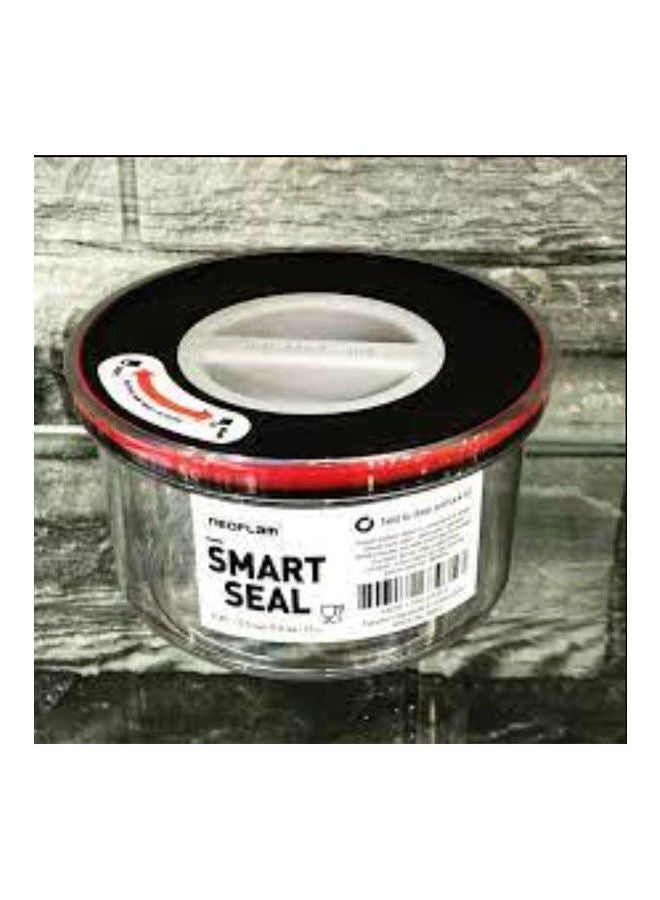Smart Seal Round Box With Sealed Lid Clear 0.45Liters