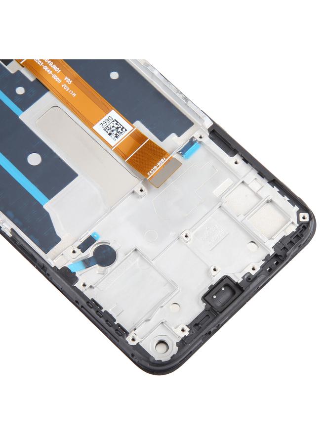 Replacement For OPPO A53 5G OEM LCD Screen Digitizer Full Assembly with Frame - Image 4