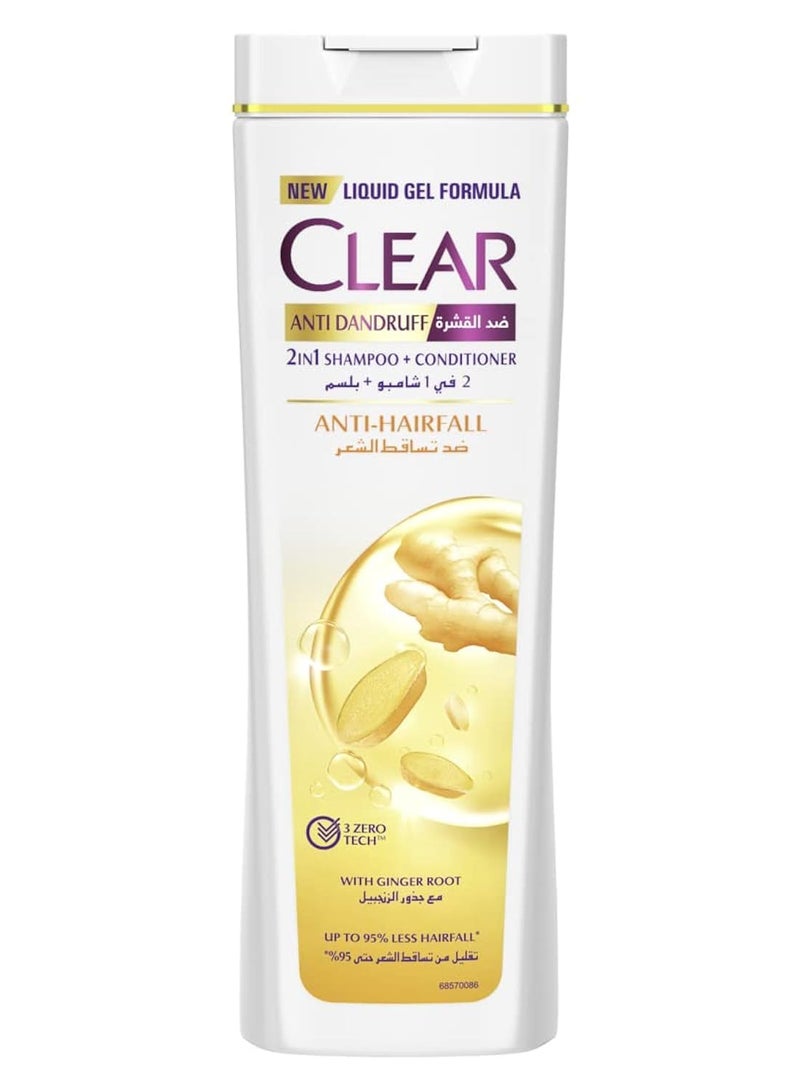 كلير شامبو للنساء ضد تساقط الشعر بجذور الزنجبيل، 180 مل