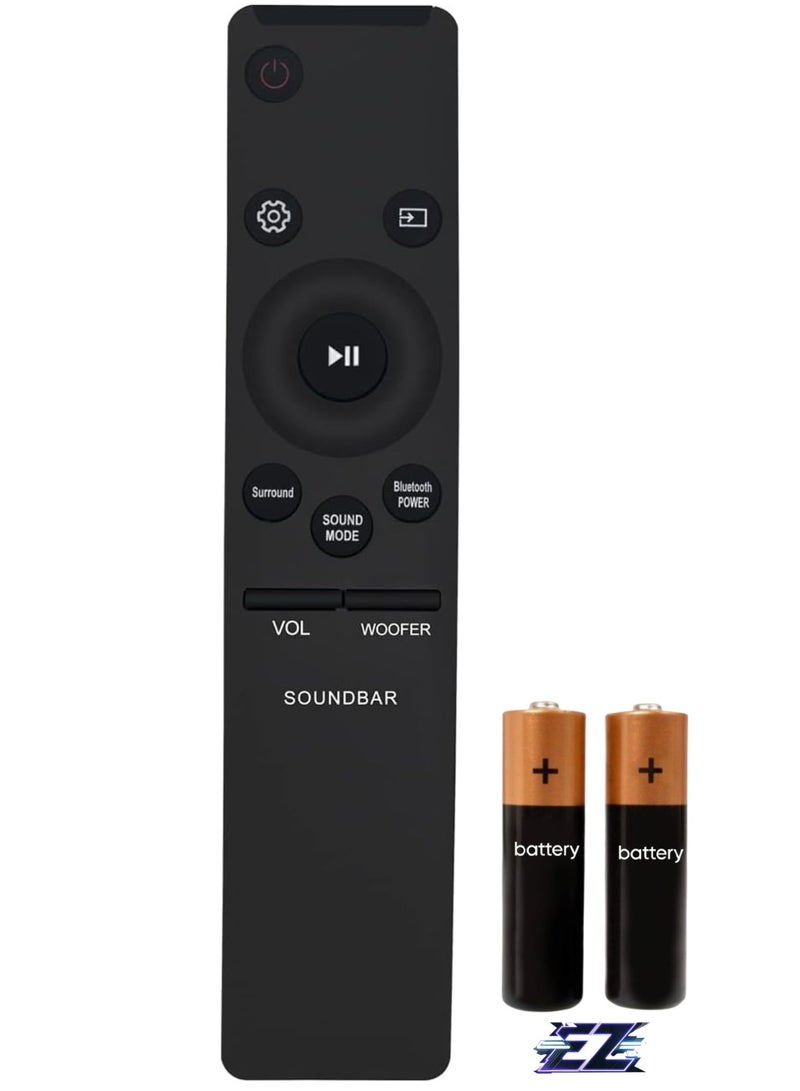 ELTRAZONE Replacement Remote Control AH59-02758A AH5902758A Compatible with Samsung Sound Bar HW-M450 HW-M550 HW-M430 HW-M4500 HW-M4501 Home Theater System HW-M450/ZA HW-M4500/ZA HW-M4550 01/ZA with battery - Image 1
