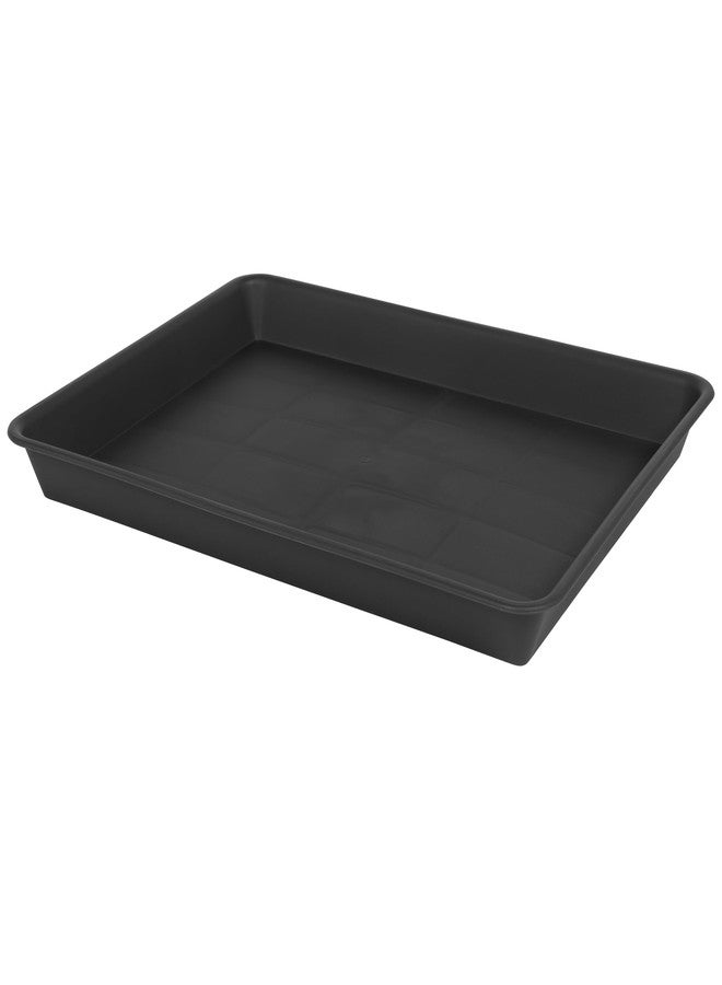 VUWEZ Rectangle Plant Tray, Plant Drip Tray, Plant Pot Saucers, Plant Germination Trays, Plant Saucers - Image 1