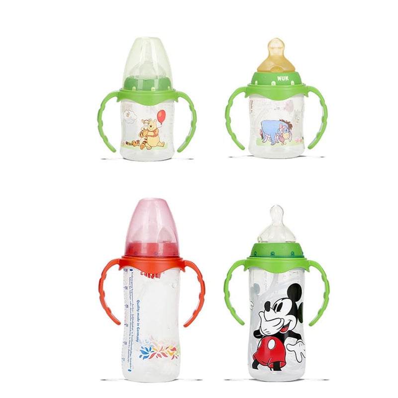 ROMIRUS Baby Feeding Bottle Handles Compatible for NUK Smooth Flow Bottles Not for Nuk Cups and Nuk Simply Natural Bottles 2 Counts Color May Vary - Image 5