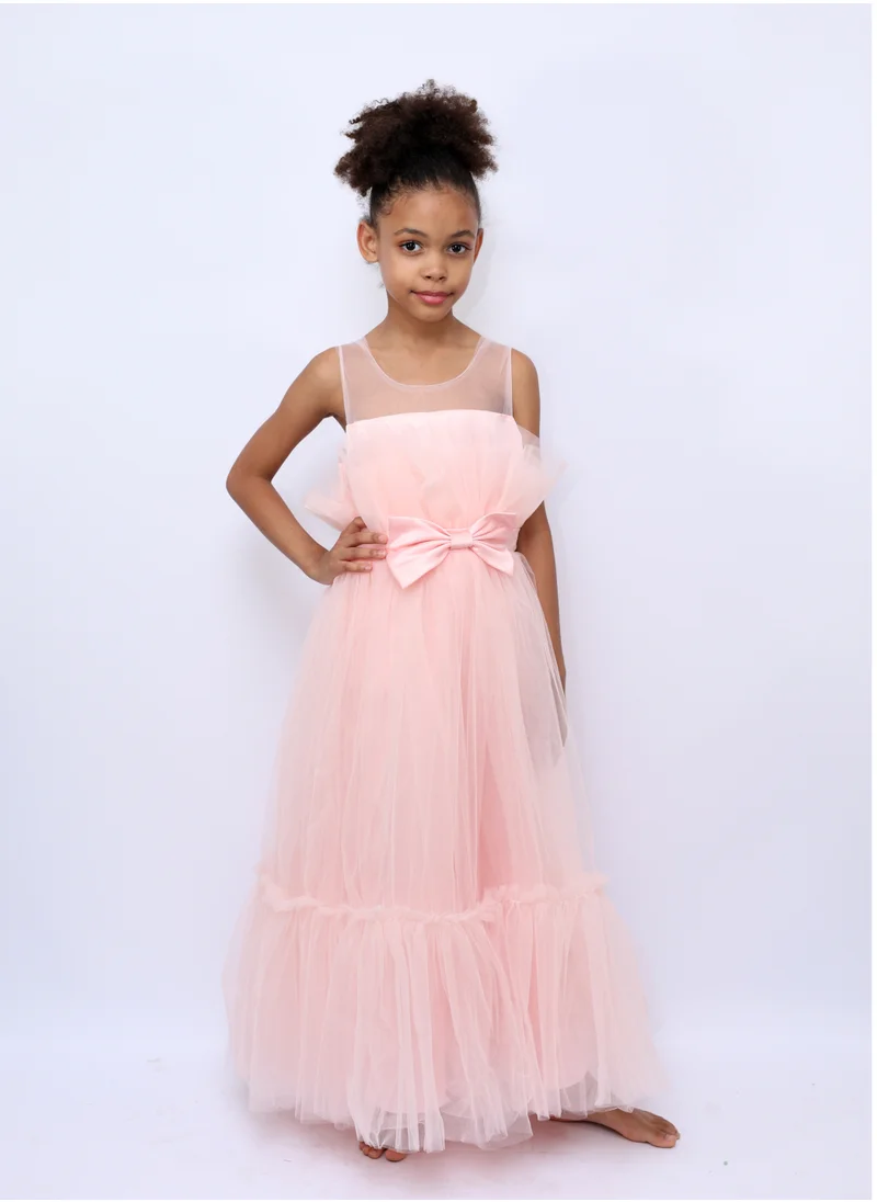 D'Daniela Alice Party Dress Light Pink  Colour