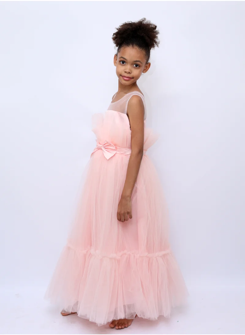 D'Daniela Alice Party Dress Light Pink  Colour