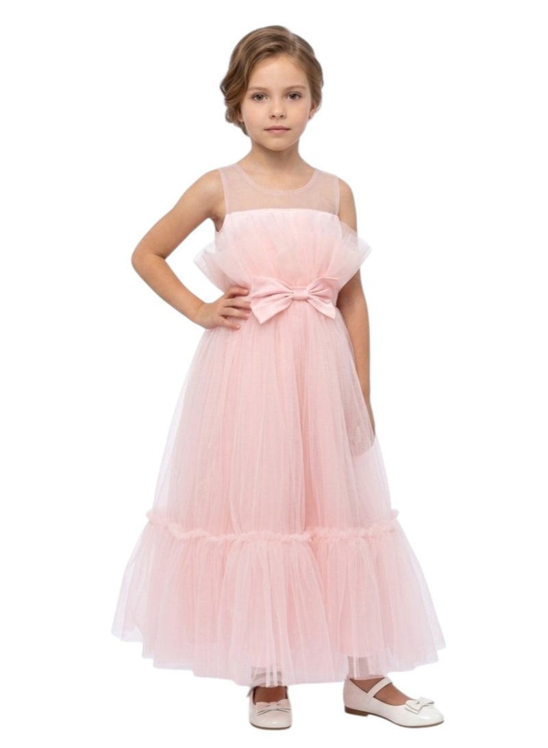 D'Daniela Tulle Bow Dress - Image 1