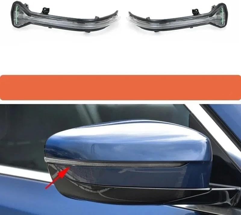 Wivplex Left Right Car Mirror Turn Signal Light for BMW - Image 2