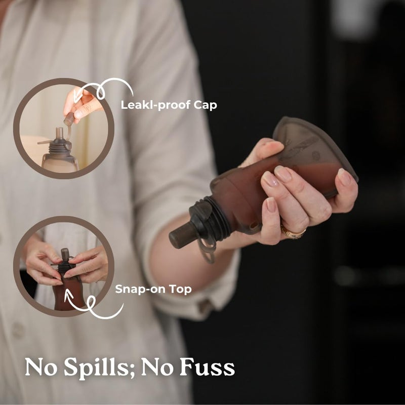 Haakaa Silicone Yummy Pouch (4.5 oz) – Reusable Snack Pouch for Babies, Toddlers, and Kids – Leak-Proof Food-Grade Silicone, Freezer & Dishwasher Safe - Image 5