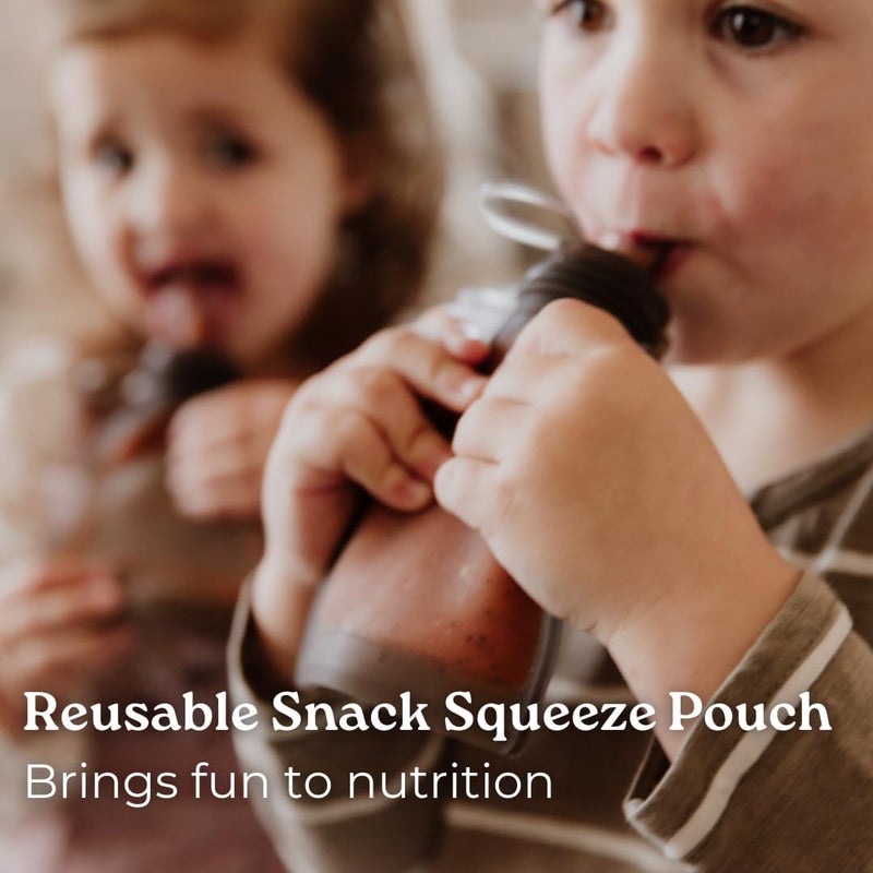 Haakaa Silicone Yummy Pouch (4.5 oz) – Reusable Snack Pouch for Babies, Toddlers, and Kids – Leak-Proof Food-Grade Silicone, Freezer & Dishwasher Safe - Image 3