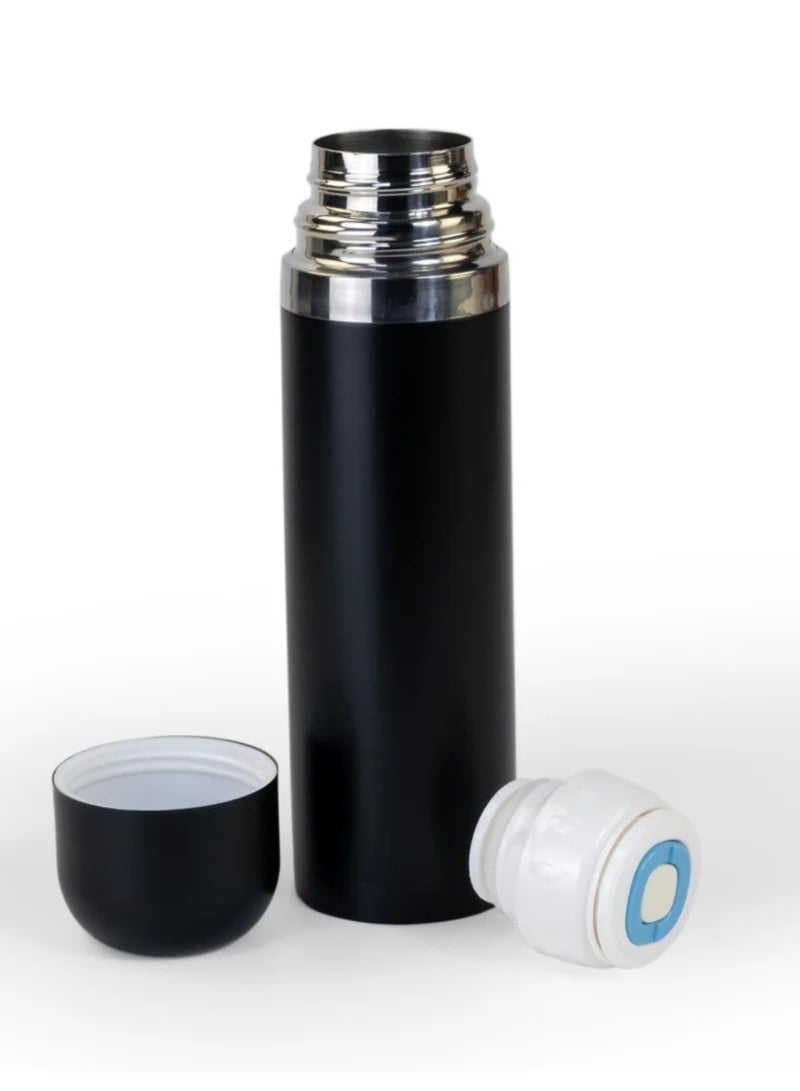 بريما ترمس حراري ٥٠٠ مل - معزول ترمس مفرغ من الهواء، أسود - Image 4