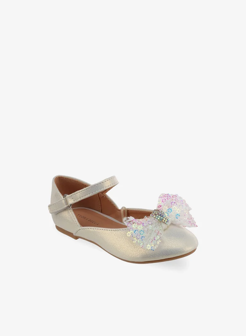 Flora Bella By Shoexpress Flora Bella Girls Hook & Loop Ballerina Shoes