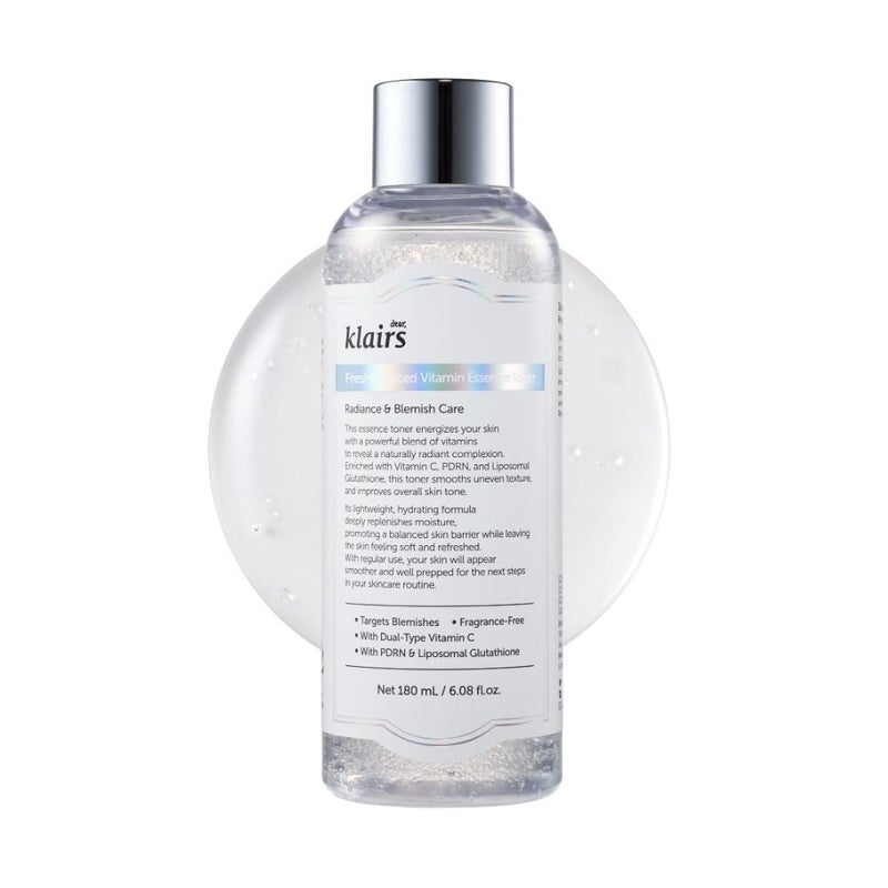 Klairs Freshly Juiced Vitamin Essence Toner (180ml) - Image 1