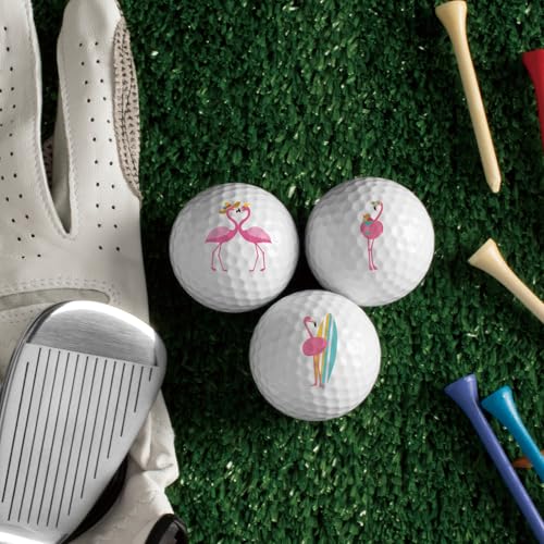 PLIGREAT Pink Flamingo Golf Ball Markers 20 Pcs Golf Ball Marking Stickers for Identify Golfs Balls 2 Sheets Golfing Balls Customise Markers Golfer Gift Golfing Accessories - Image 5