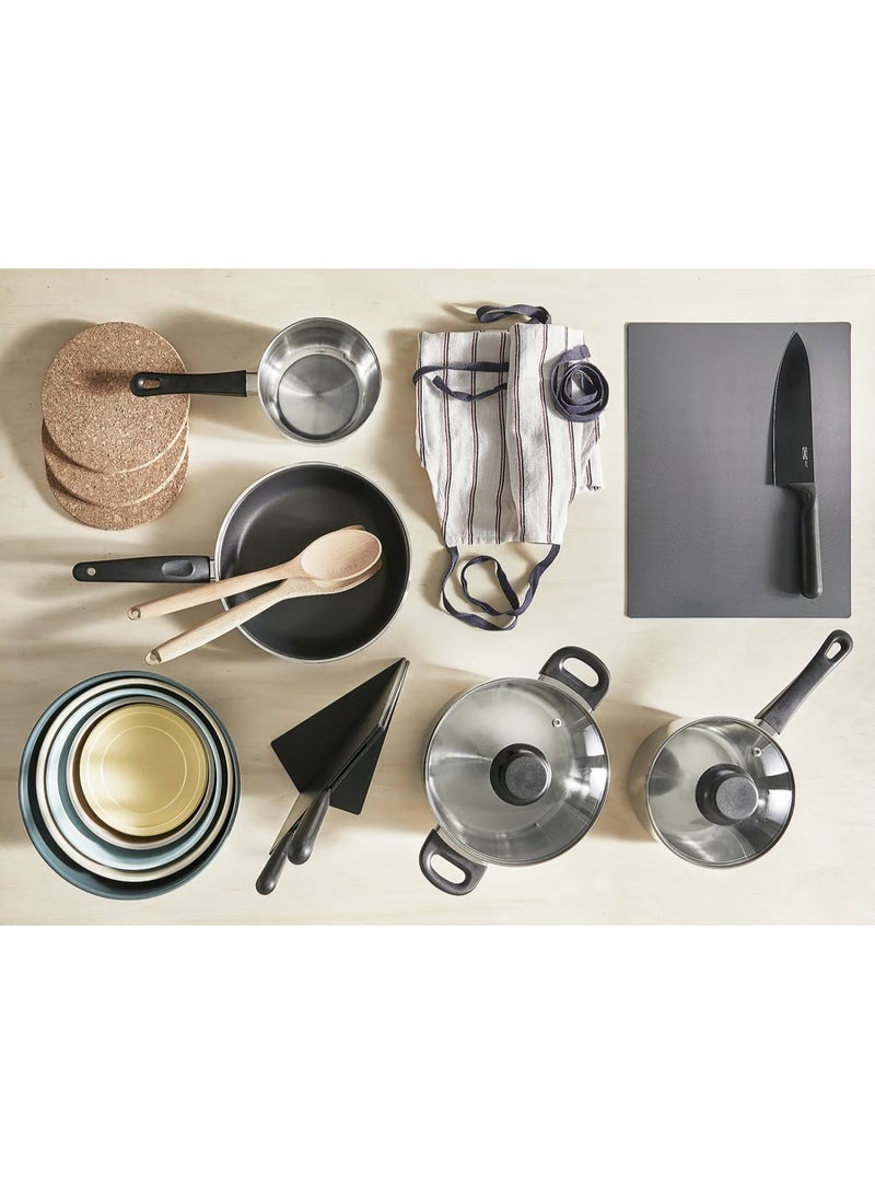 5-piece Cookware Set Glass Stainless Steel - Image 4
