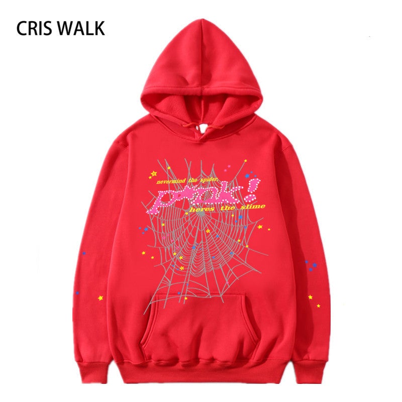 Mens European and American Hip Hop Singer Alphabet 555555 Mens and Womens Couple Spring and Autumn Sweatshirt Mens Hoodie Trendy Jacket Baolan - Image 5