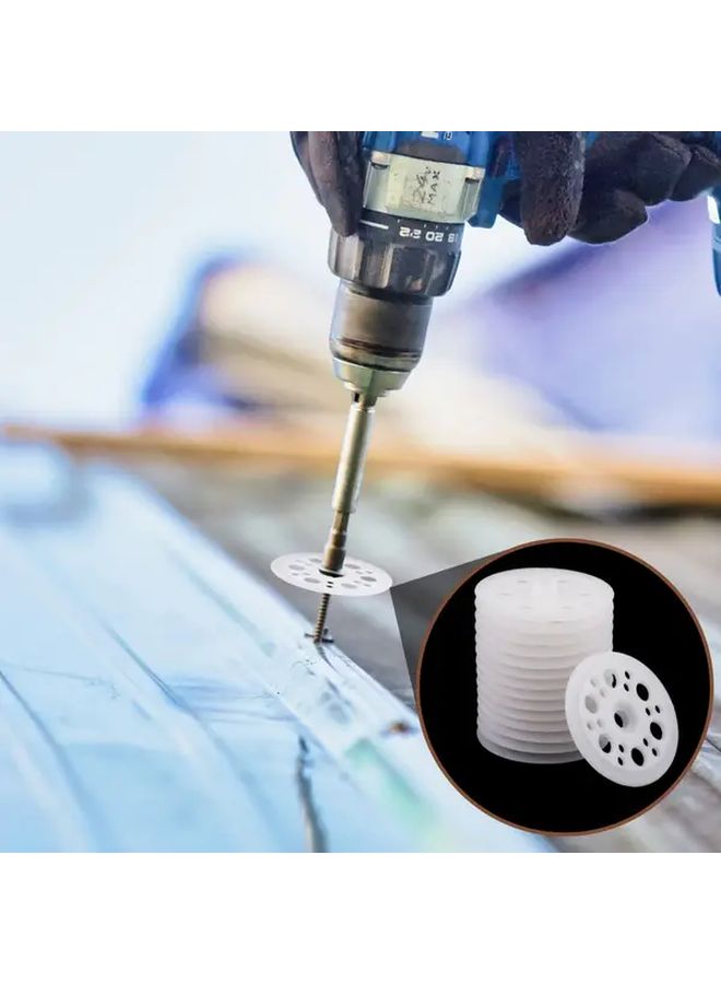 200pcs Plastic Washers Spacers Perforated Design Flat Round For DIY Projects Furniture Assembly - Image 5