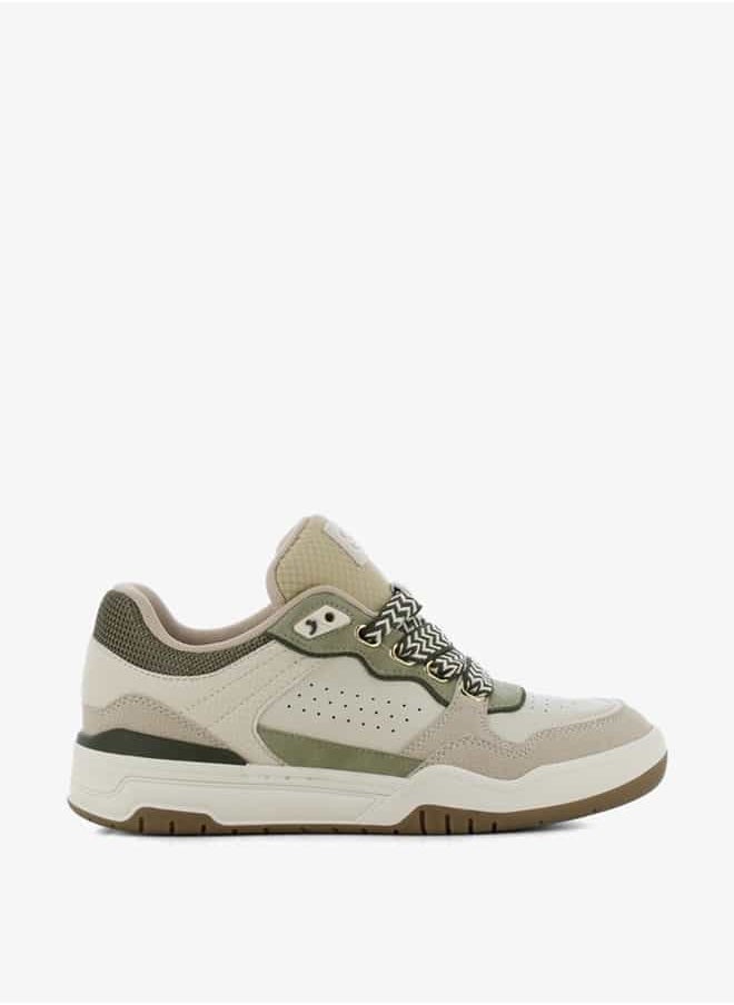SJ Sneakers كاحل منخفض نسائي مزين بألواح وسحابات  - Image 2