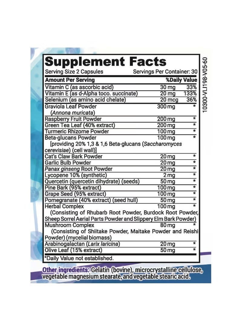 Nutrenity Immune Support 60 capsules - Image 2