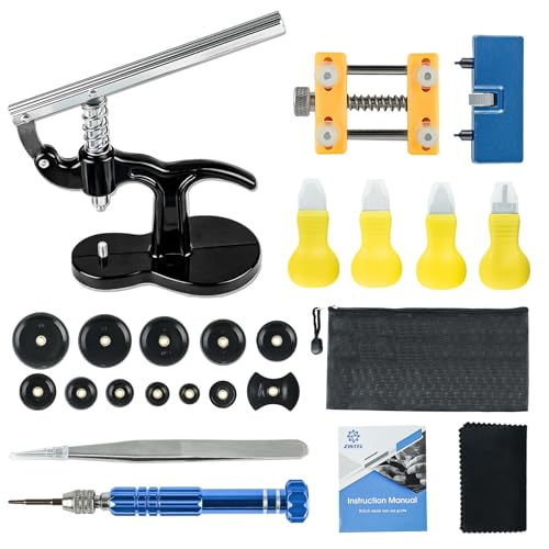 Zistel 6 in 1 Watch Repair Kit + Watch Press Tool, Watch Battery Replacement Tool Kit, Watch Back Removal Tool with Watch Back Remover, including Watch Opener tool, Adjustable Case Opener - Image 1