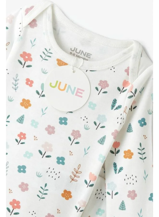 JUNE June Baby 3-Pack Newborn Set Ecru
