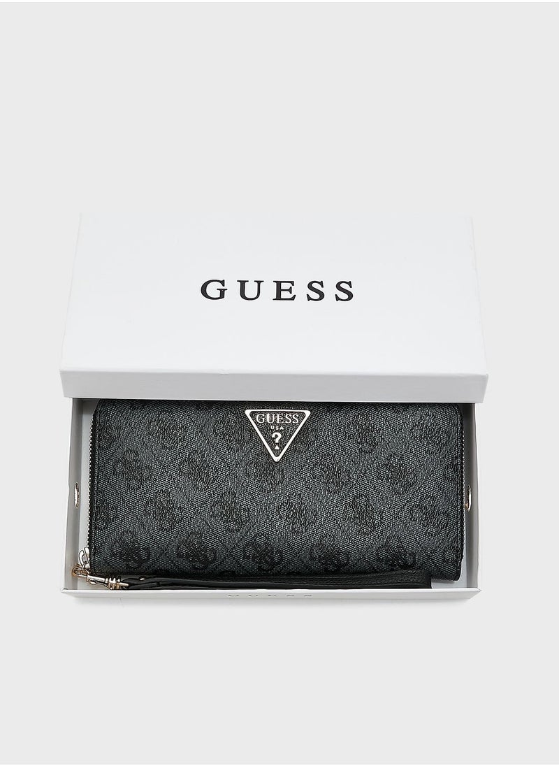 GUESS - Laurel Large Zip Around Wallet - Image 1