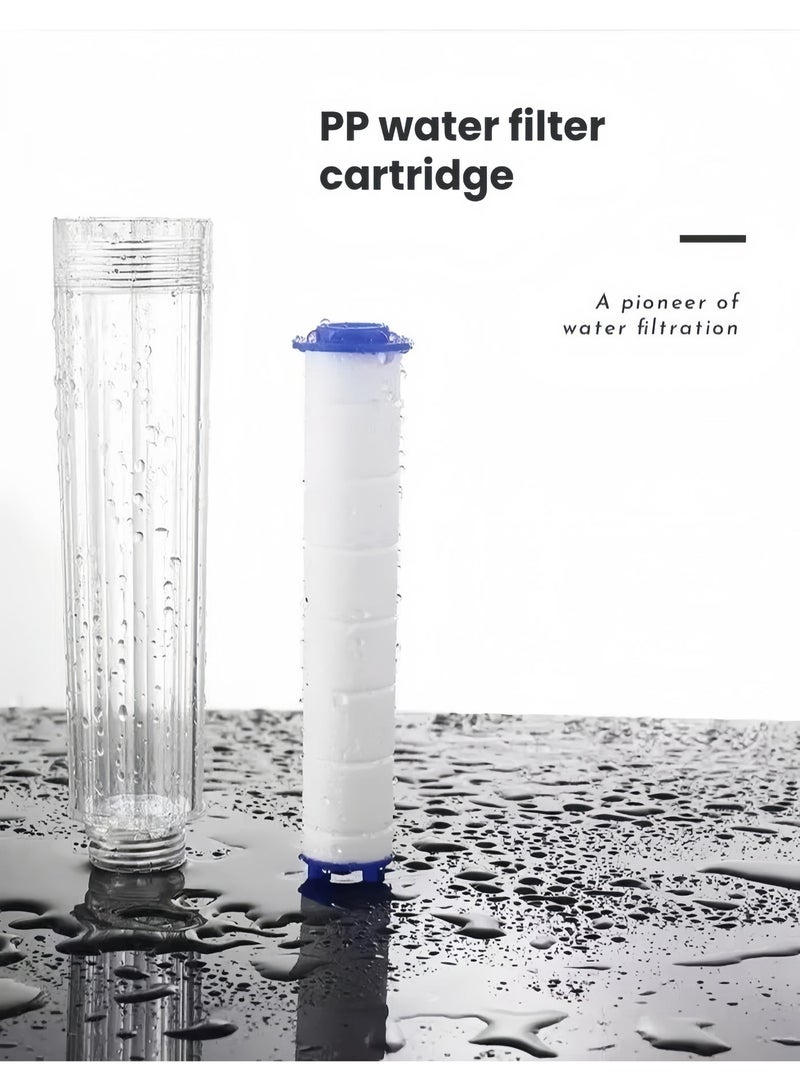 Showerhead Filters,Ion Shower Drops Head Filter,PP Cotton Filtered Shower Handheld,Set of 10,Suitable For Various Specifications Of Shower Heads - Image 1