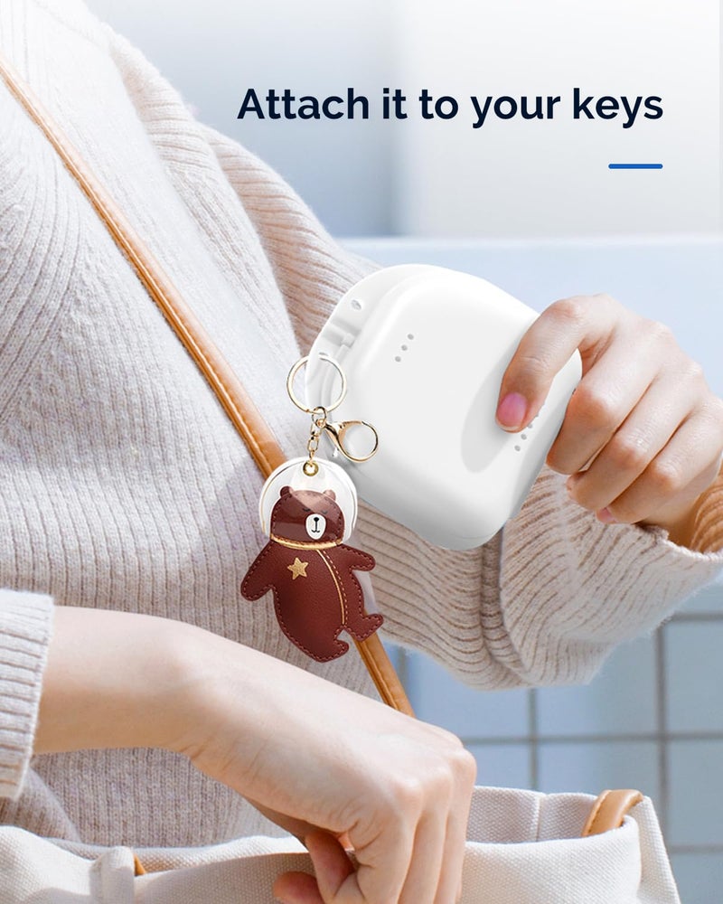 JMU Retainer Case with Vent Holes, Mouth Guard Case with Tight Snap Closure (White) - Image 5