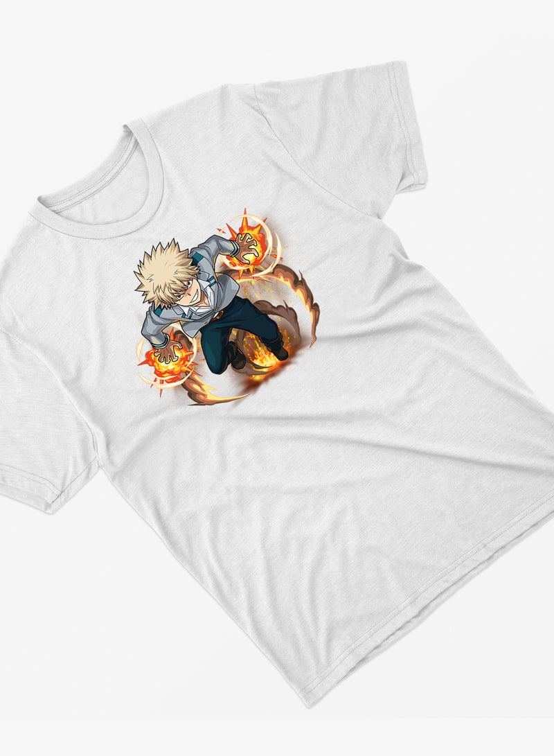 Fashion World Cotton T-shirt Printed with High-quality Anime My hero academy - Image 2