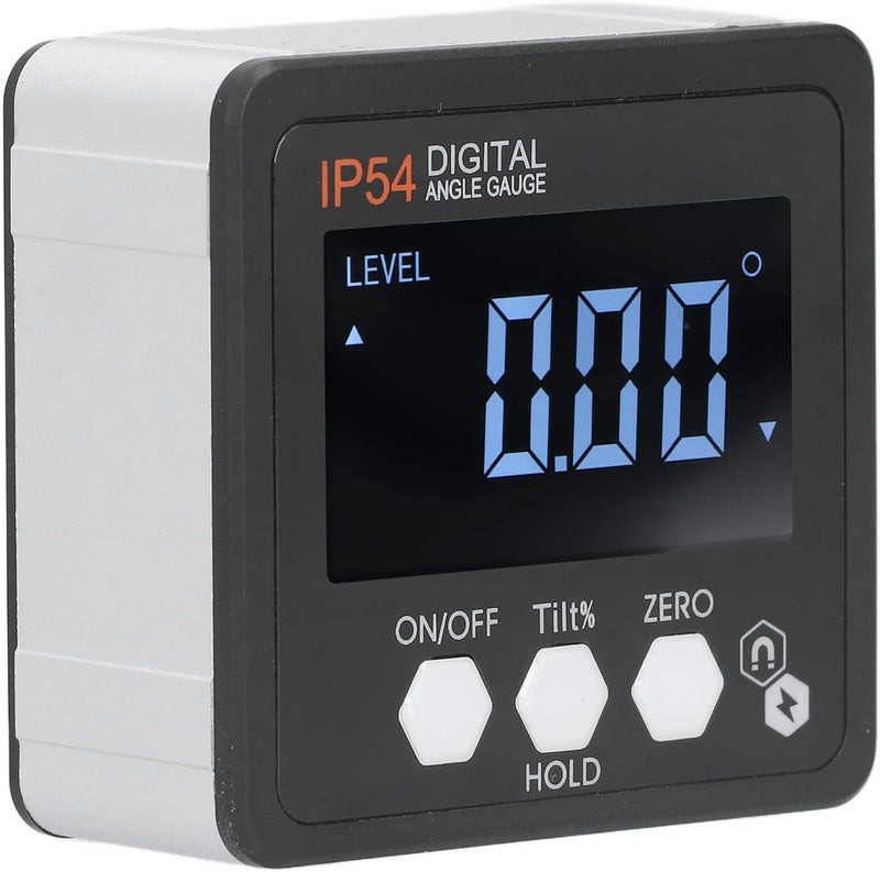 Digital Inclinometer with Magnetic IP54 Electronic Protractor 4x90° Angle Finder - Image 1