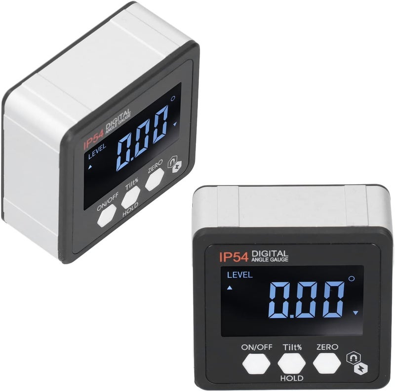 Digital Inclinometer with Magnetic IP54 Electronic Protractor 4x90° Angle Finder - Image 2