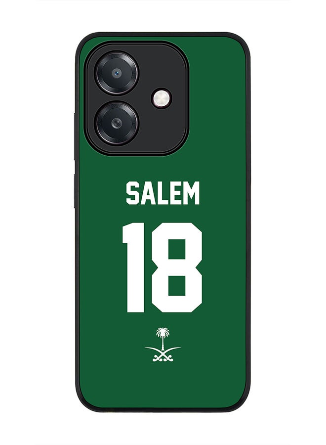 Stylizedd For Oppo A5i Case,Slim fit Camera Protection, Shockproof Thin Phone cover  - Football - Saudi Arabia,  Salem
