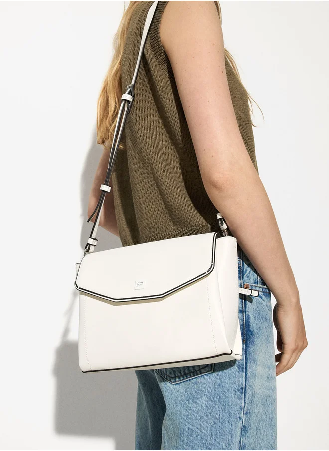 PARFOIS Crossbody Bag With Flap Closure