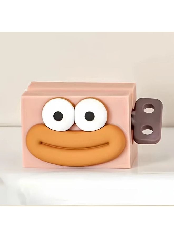 2pcs Cute Cartoon Toothpaste Face Wash Squeezer Portable Automatic Dispenser For Home Travel - Image 4