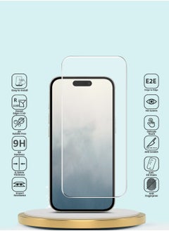 GMAX Apple iPhone 16 Plus 2024 GMAX Premium Series Curved Edges 9H 2.5D Tempered Glass Screen Protector - Clear  - Image 2