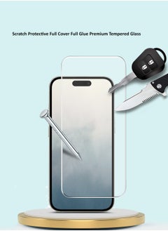 GMAX Apple iPhone 16 Plus 2024 GMAX Premium Series Curved Edges 9H 2.5D Tempered Glass Screen Protector - Clear  - Image 3