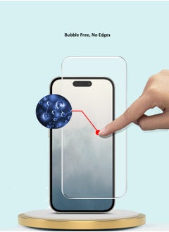 GMAX Apple iPhone 16 Plus 2024 GMAX Premium Series Curved Edges 9H 2.5D Tempered Glass Screen Protector - Clear  - Image 5