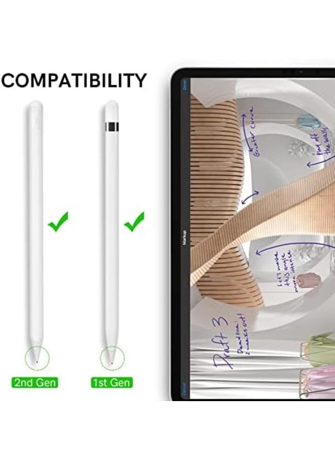 Excefore - Replacement Tips For Pencil 2 Pack Compatible With Pencil 2Nd Gen And 1St Gen No Wear Out Fine Point Precise Control Pen Like Nibs For Pencil White 1.3Mm - Image 1