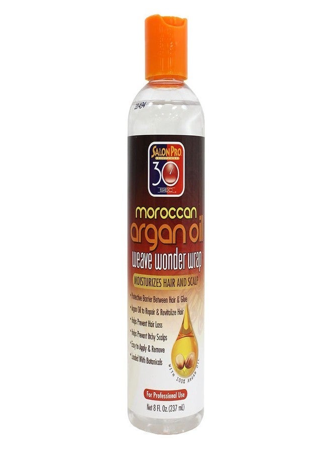 SalonPro 30 Sec Moroccan Argan Oil Weave Wonder Wrap Clear, 8 Ounce