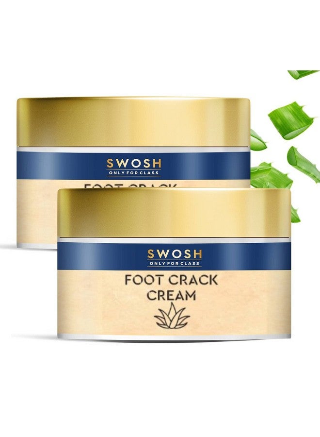 SWOSH Foot Crack Nourishing Cream For Rough, Dry And Cracked Heels For Women And Men 50 Gram(Pack Of 2) | Soft And Smooth Moisturizing Feet | 100% Vegan And Natural Paraben Free - Image 1