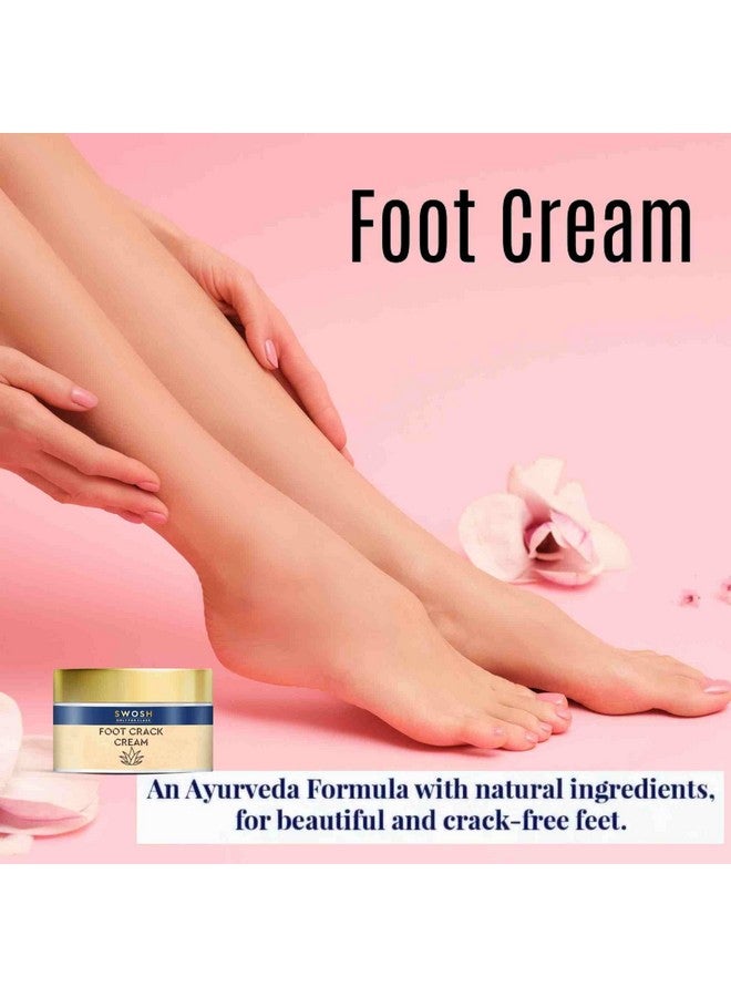 SWOSH Foot Crack Nourishing Cream For Rough, Dry And Cracked Heels For Women And Men 50 Gram(Pack Of 2) | Soft And Smooth Moisturizing Feet | 100% Vegan And Natural Paraben Free - Image 2