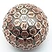 Cusdie D100 DND Metal Dice 100 Sided Giant Metal Dice Single D100 with Gift Box for RPGs Ancient Copper - Image 2