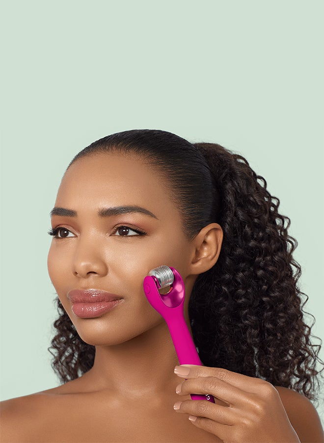 جيسكي بكرة الوجه بالإبر الدقيقة   في  لون أرجواني - Image 3