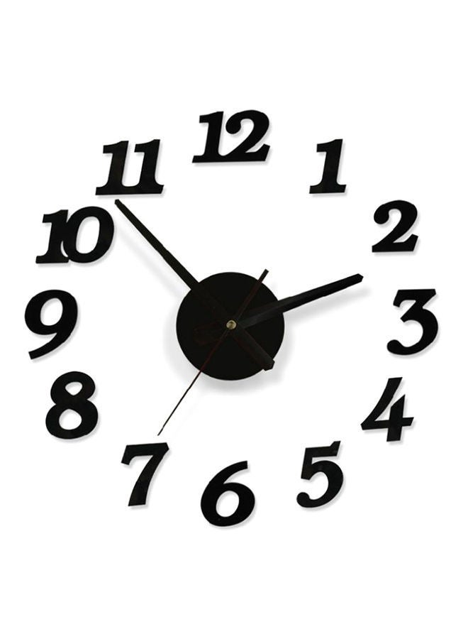 NIBEMINENT Creative Trendy Wall Clock Black 80-120centimeter  - Image 1