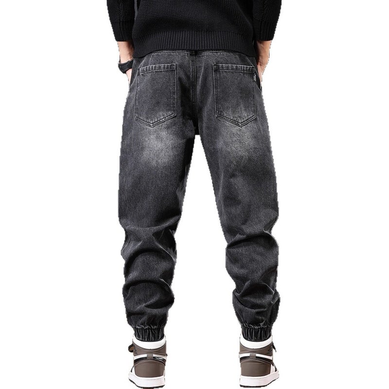 Unisex Classic Denim Jeans Loose Fit Daily Outdoor Wear - Image 5
