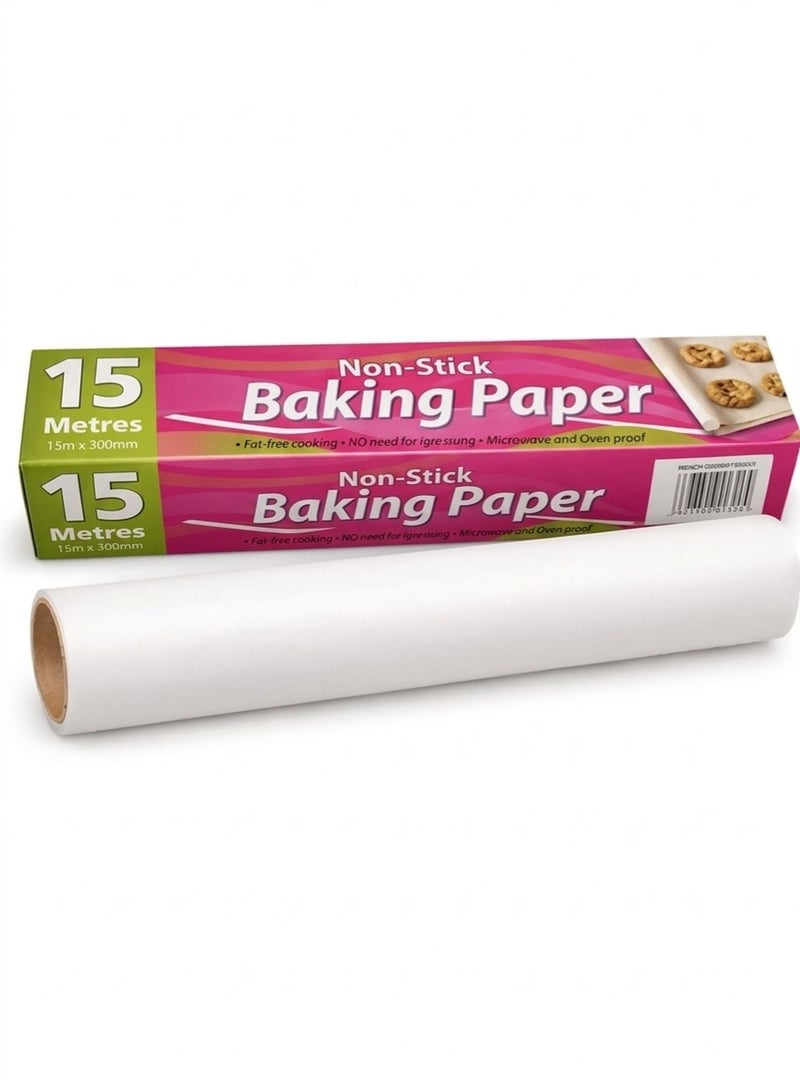 Grease-resistant parchment paper for cooking, high-temperature resistant, ideal for lining the oven, microwave, and refrigerator   (15) - Image 5