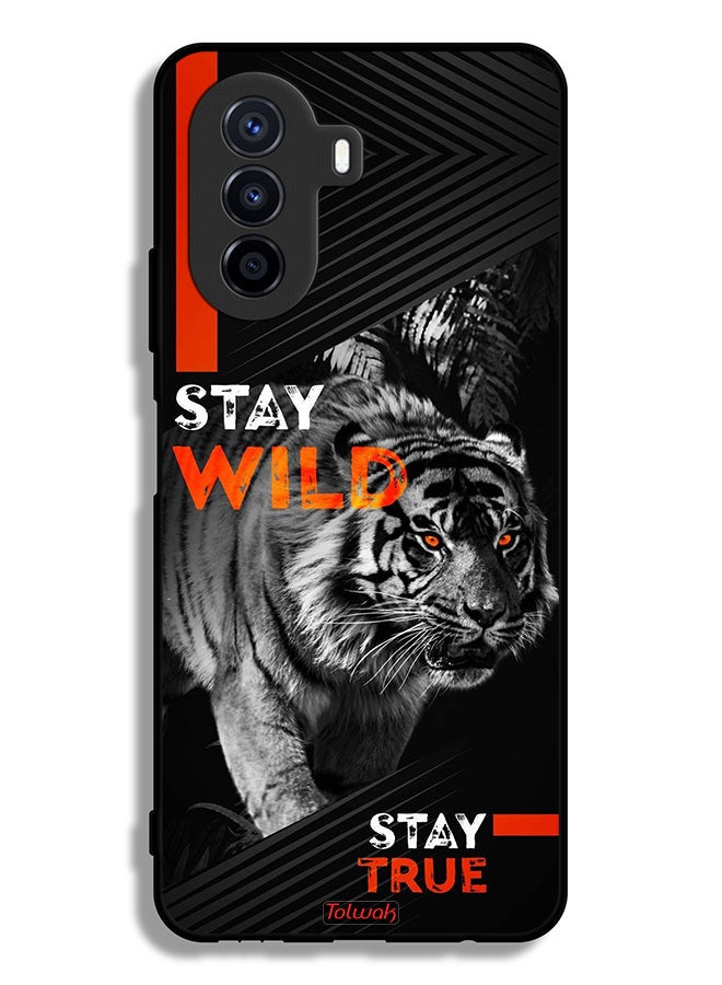 Tolwak Huawei nova Y70 Protective Case Cover Stay Wild Stay True  - Image 2