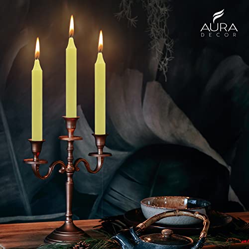 Aura Decor Unscented Pure Wax Stick Candle Pack of 20 (Multicolor) - Image 4